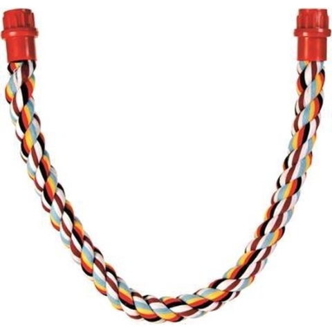 Trixie Zitstok Touw - Flexibel met Schroefbevestiging - Assorti Kleur - 75x3cm