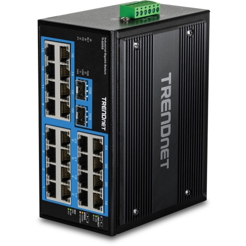 TRENDnet TI-G262 DIN-Rail Switch, 26-poorts industriële gigabit