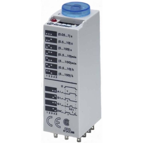 Finder 85.03.0.125.0000 85.03.0.125.0000 Tijdrelais 125 V DC/AC 1 stuk(s) Tijdsduur: 0.05 - 360000 s 3x wisselcontact
