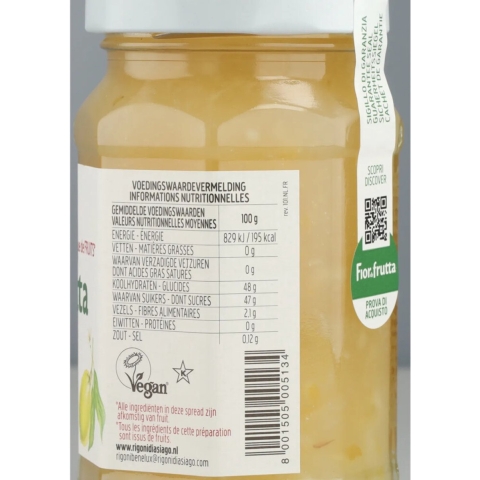 6x Fiordifrutta Biologische Jam Citroen 260 gr