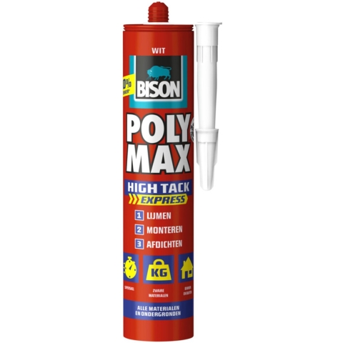 2x Bison Poly Max® High Tack Express Wit 440 gr