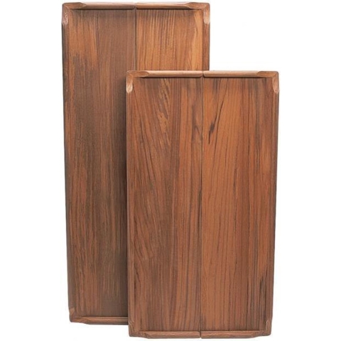 ARC Kuiptafel 90x70/35 cm met rand inklapbaar teak (ongeolied)