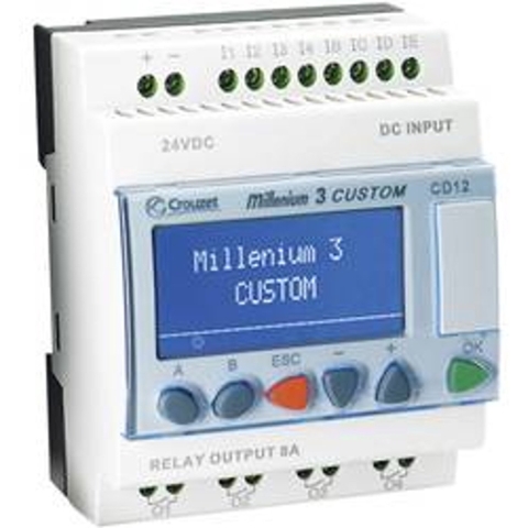 Crouzet 88974043 CD12 R 230VAC SMART PLC-aansturingsmodule 230 V/AC