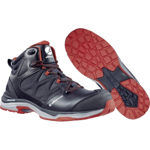 Albatros ULTRATRAIL BLACK MID 636200-42 Hoge veiligheidsschoenen ESD S3 Schoenmaat (EU): 42 Zwart, Rood 1 stuk(s)