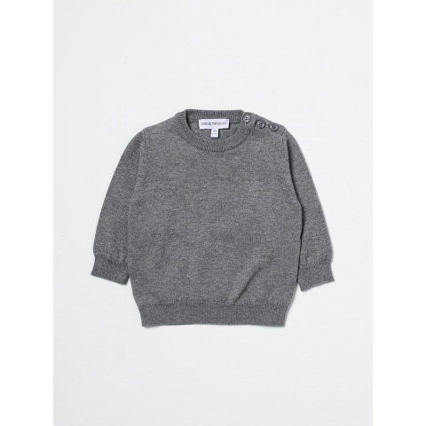 Emporio Armani Blouse - Gebreid - Grijs Gevlekt - Emporio Armani - 12 mnd - Blouse
