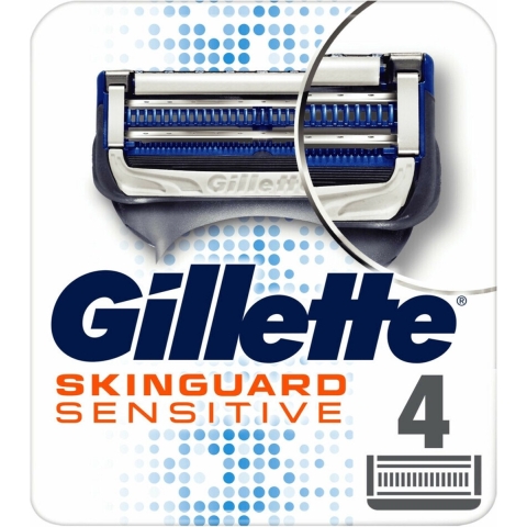 Gillette Skinguard Sensitive Scheermesjes Mannen - 4 stuks