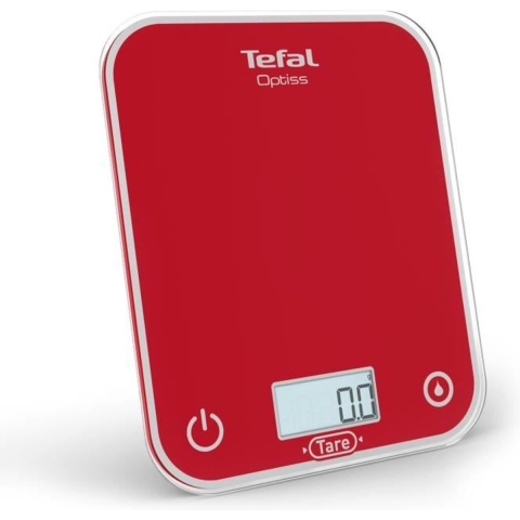 TEFAL elektronische keukenweegschaal - display met achtergrondverlichting - capaciteit 5kg - framboos - BC50U3V0