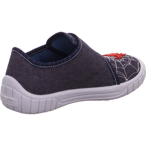 Superfit Pantoffels - Bill - Blauwe m. Rood Spin - Superfit - 29 - Pantoffels