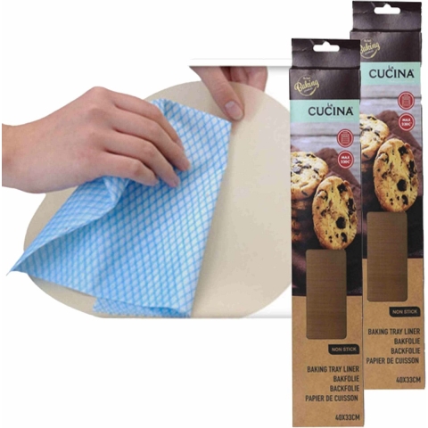 Bakpapier - 8x vellen - Herbruikbaar - Niet plakkend - 40 x 33 cm -