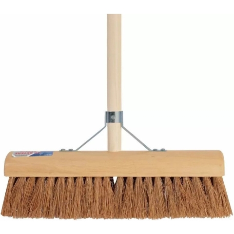 Binnenbezem - FSC hout - kokos - 30cm - 25 mm bezemsteel - 130 cm -