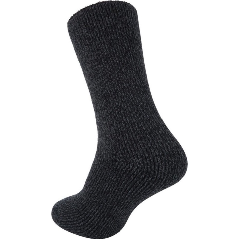3 Paar thermo sokken antraciet/donkergrijs voor heren maat 41-46 41/46 -