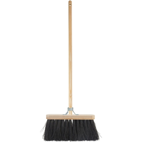 Buitenbezem - FSC hout - natuurvezel - hard - 30 x 120 cm -