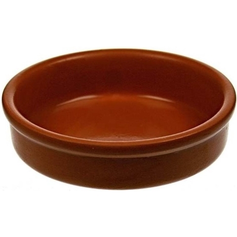 Creme brulee schaaltjes - 8x - terracotta - D12 cm x H3 cm - tapas schaaltjes -