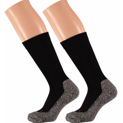 3 Paar zwarte wandelsokken heren maat 45/47 45/47 -