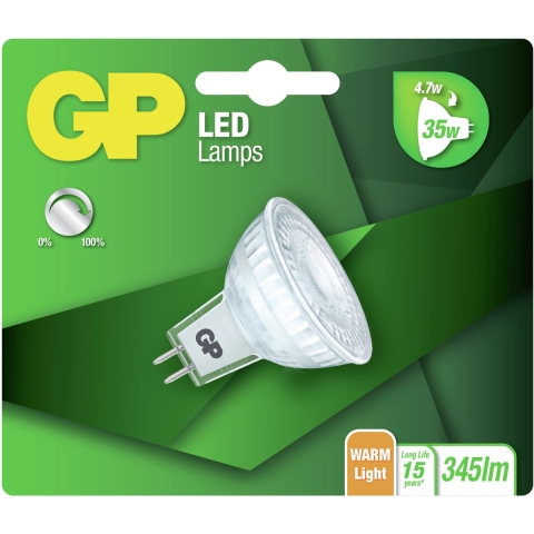 GP Lighting Gp Led Reflect.mr16 4,7w Gu5,3
