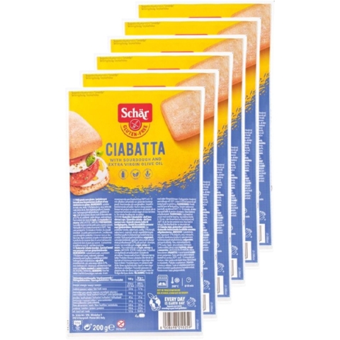6x Schar Ciabatta 200 gr