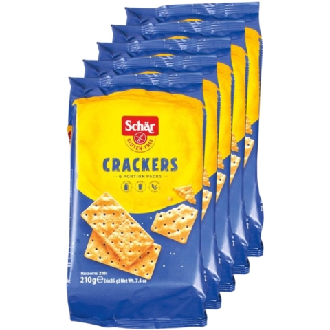 5x Schar Crackers 210 gr