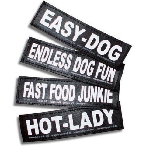 Julius K9 Tekstlabel – Boxerpower Klein