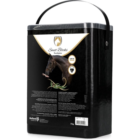 Excellent Sweet Eucalypta Blocks - De gezonde en smakelijke traktatie of beloning voor het paard - Geschikt voor paarden - Eucalyptus - 3 kg