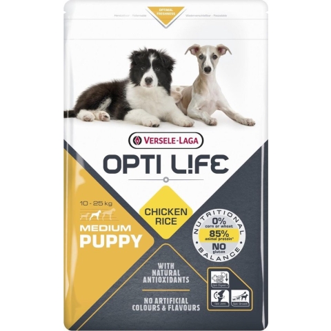 Opti Life Puppy Medium 2,5 kg