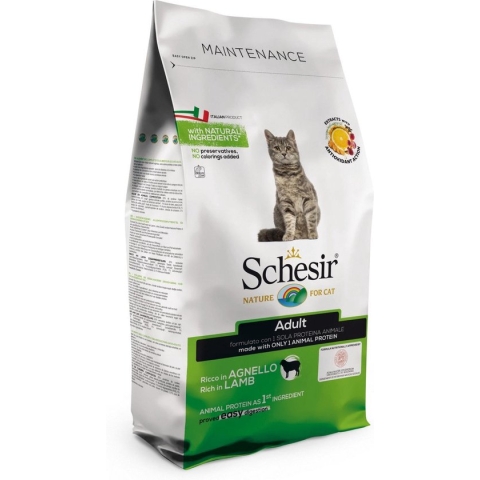 Schesir Cat Dry Maintenance Lam - Kattenvoer - 400 g