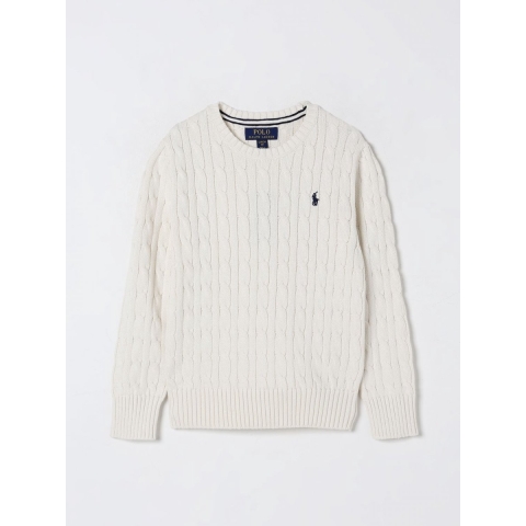 Polo Ralph Lauren Blouse - Gebreid - Wit - Polo Ralph Lauren - 18-20 jaar - Blouse