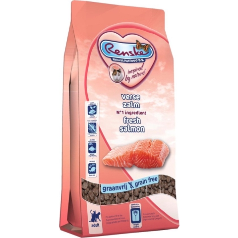 Renske Kat Adult Verse Zalm - Kattenvoer - 400 g