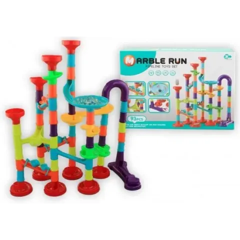 93-delige Marble Run knikkerbaan