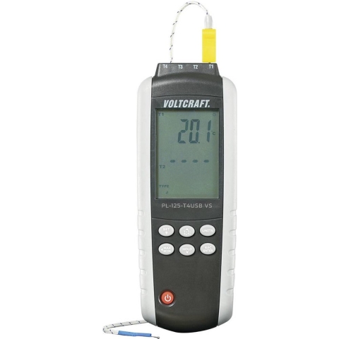 VOLTCRAFT PL-125-T4 Temperatuurmeter -200 - +1372 °C Sensortype K, J