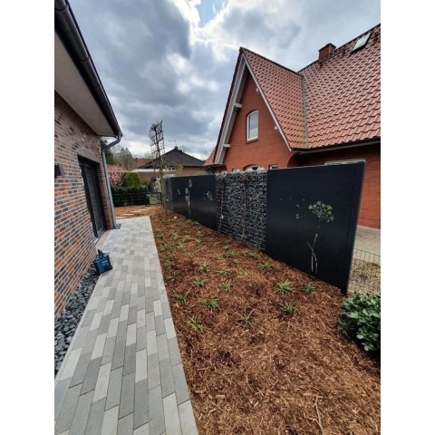 Gerofence Bevestigingspaal Aluminium Lengte: 50 Breedte: 75 Hoogte: 2395 - Geroba