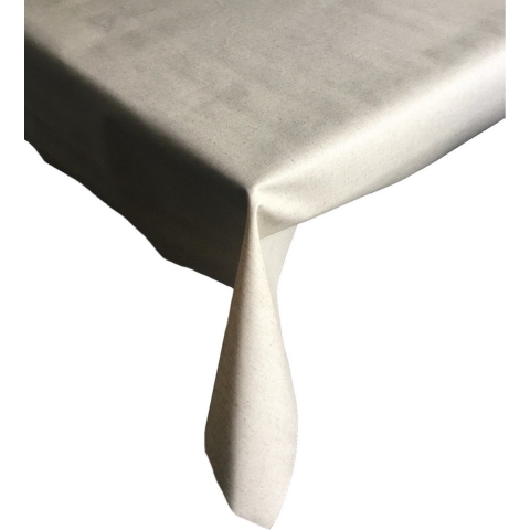 Luxe buiten tafelkleed/tafelzeil cremewit 140 x 180 cm -