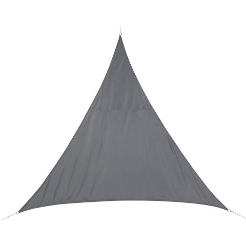 Hesperide Schaduwdoek Curacao - driehoekig - grijs - 2 x 2 meter - polyester - Zonnescherm -