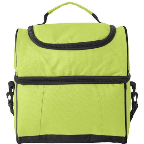 Handige koeltas lime/zwart 12 liter -