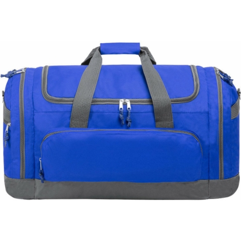 Reistas/weekendtas/sporttas model Booking - 65 x 34 x 33 cm - 4 vakken - blauw -