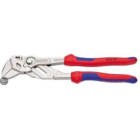 Knipex Sleuteltang | 250 mm Lengte | Tang en Schroefsleutel in Eén | Meer-Componentengrepen - 86 05 250 SB