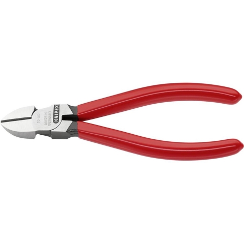Knipex Zijsnijtang | 140 mm Lengte | Kunststof Bekleed | Zwart Geatramenteerd - 70 01 140 EAN