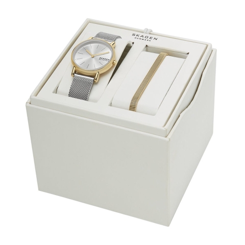 Skagen SIGNATUR LILLE Dames Horloge - Zilverkleurig