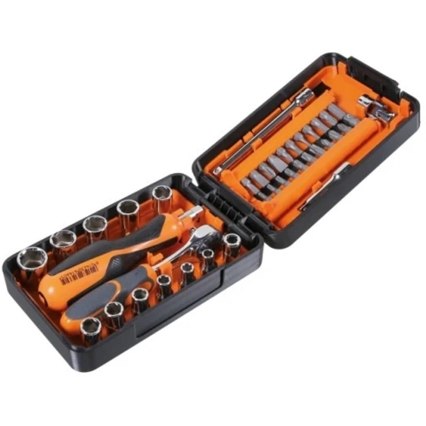 Beta 900/C39N Assortiment van 11 zeskant doppen | 21 bitjes en 7 toebehoren - 009000947 009000947