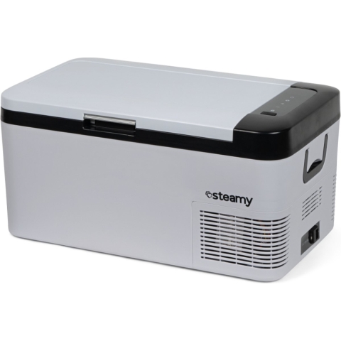Steamy-E Single Zone Elektrische Compressor Koelbox - 20 Liter - 12V en 230V - voor auto en camping - Wit