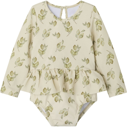 Lil' Atelier Zwempak - NbfFloria - Tortelduif - Lil Atelier - 1 jaar (80) - Badmode