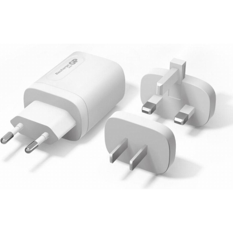 GP GPWC20WPWHUSB174 USB-oplader 20 W 1x USB-A, 1x USB-C Binnen