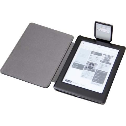 - Slimfit Hoes met Leeslicht voor Kobo Touch 2.0 (Zwart)