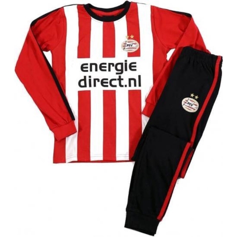 pyjama rood/wit, maat 146/152