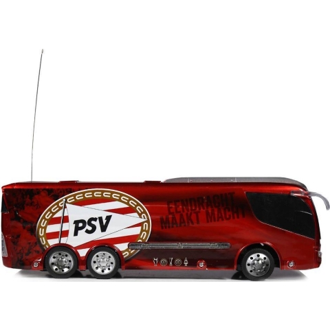 afstandbestuurbare spelersbus rood
