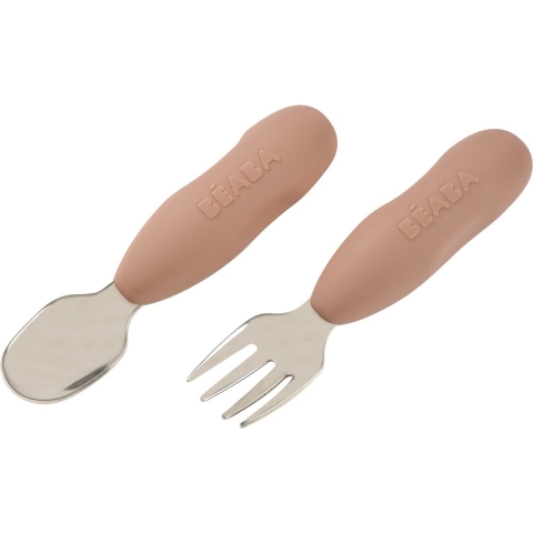 Bestekset Béaba Roestvrijstaal Praline 2st