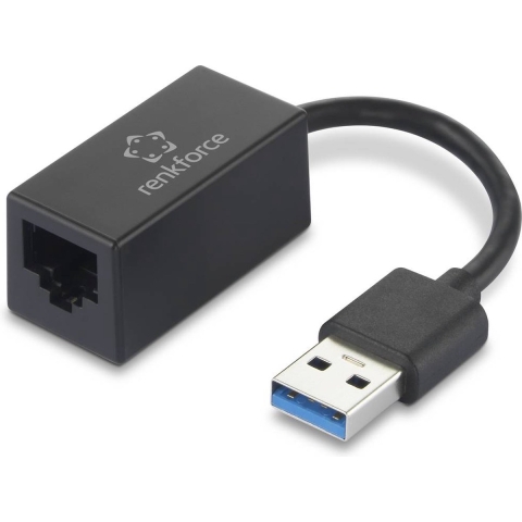 Renkforce RF-4708614 Netwerkadapter 1 GBit/s USB-A 3.2 Gen 1, LAN (10/100/1000 MBit/s)