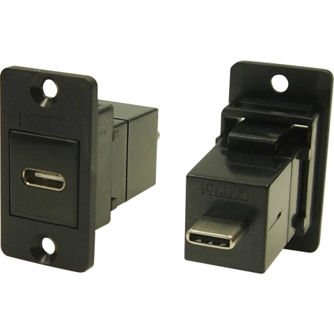 Adapter, Bus, inbouw USB-poort Type-C - USB-stekker Type-B CP30611 Cliff Inhoud: 1 stuk(s)
