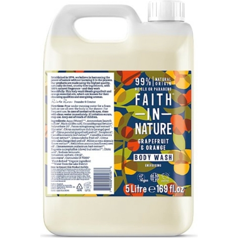 Faith in Nature Grapefruit & Orange Bodywash Navulverpakking