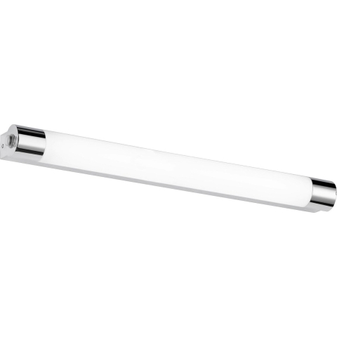 TRIO, Wand lamp, Kolian incl. 1 x LED,SMD,9,0 Watt,3000K,970 Lm. SMD Armatuur: Metaal, Chroom L:64,0cm, H:6,0cm, :9,0cm Schakelaar,OSRAM Inside,Stekker,Wand montage,IP44