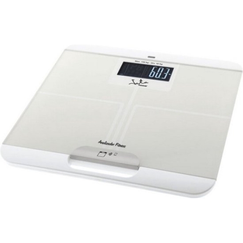 Bluetooth Digitale Weegschaal JATA J595 150 Kg Wit Glas